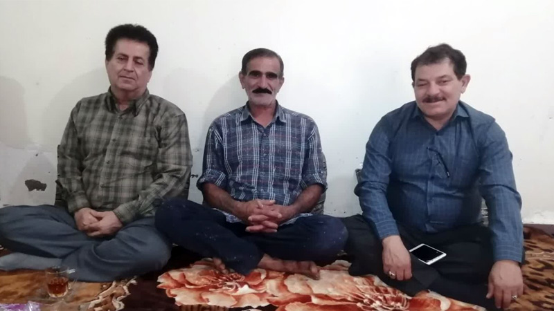 دیدار اعضای انجمن نجات خوزستان با خانواده لیلا و مریم دلفی