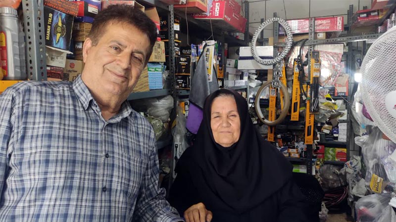 دیدار با خانم جهانبانی همسر علی ابراهیمی از اعضای گرفتار مجاهدین