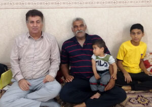 دیدار مسئول انجمن نجات خوزستان با عبدالرضا عساکره عضو جداشده از مجاهدین خلق