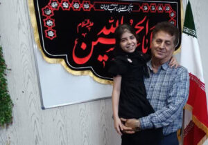 همراه با دخترم نیایش در محرم ۱۴۰۵