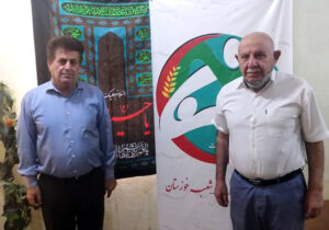 دیدار برادر نصرالله زیبا با اعضا انجمن نجات خوزستان