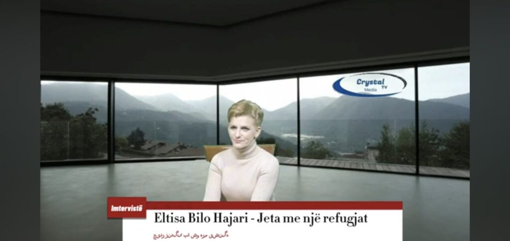 مصاحبه کریستال تی وی با التیسا بیلو عضو انجمن نجات آلبانی