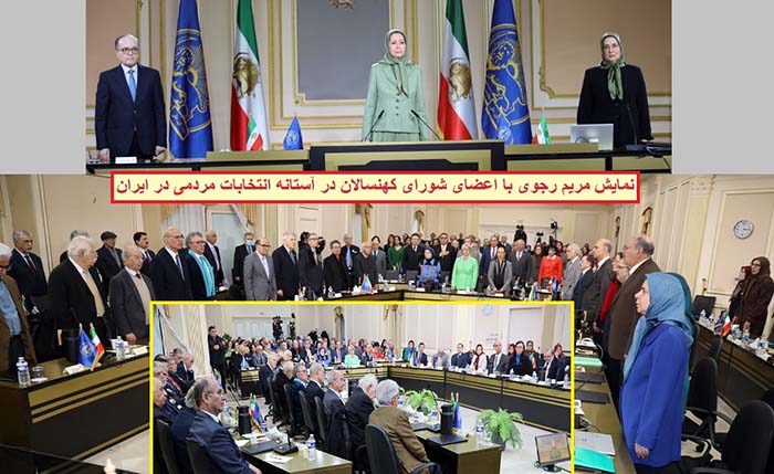 نمایش های تبلیغی مریم رجوی برای پوشاندن حضور مردم در انتخابات