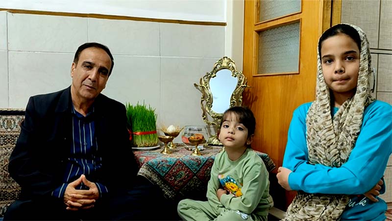 پیام نوروزی صمد اسکندری به اعضای گرفتار در کمپ مجاهدین خلق در آلبانی