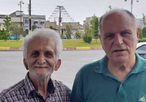 ملاقات اعضای انجمن نجات مازندران با برادر مهین قبادی