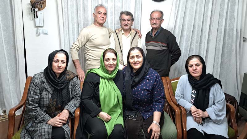 دیدار مسئول انجمن نجات گیلان با خانواده فرهاد حسن پور