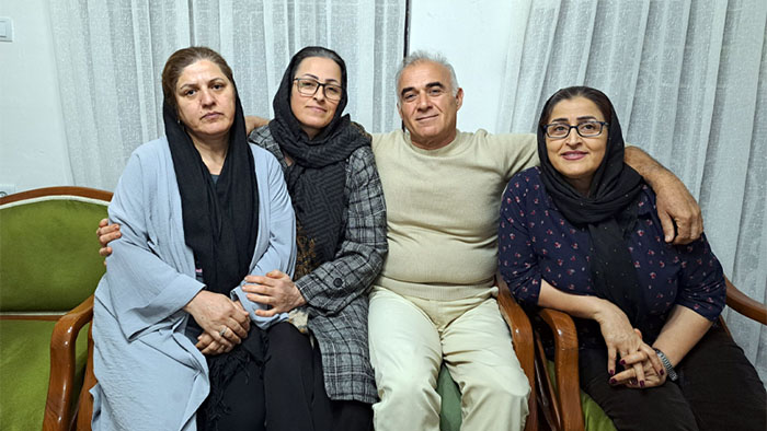 چند کلامی با نازنین برادرم فرهاد حسن پور اسیر در کمپ آلبانی رجوی