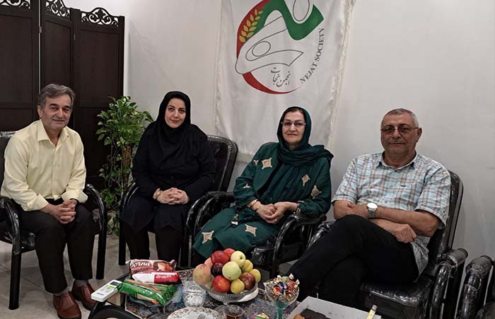 دیدار انجمن نجات با خانواده های گیلک