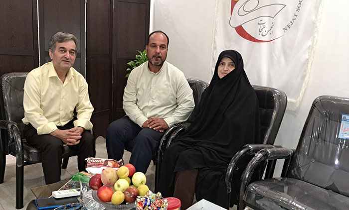 دیدار انجمن نجات با خانواده های گیلک