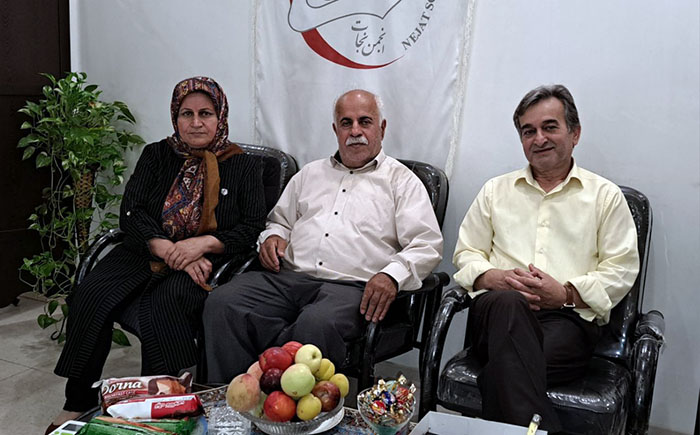 دیدار انجمن نجات با خانواده های گیلک