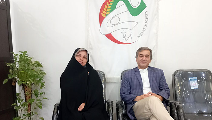 دیدار انجمن نجات با خانواده های گیلک