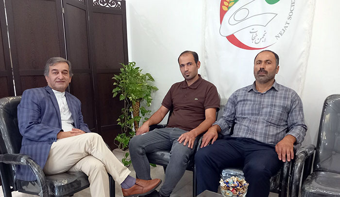 دیدار انجمن نجات با خانواده های گیلک