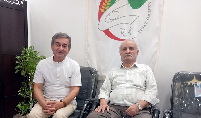 دیدار انجمن نجات با خانواده های گیلک