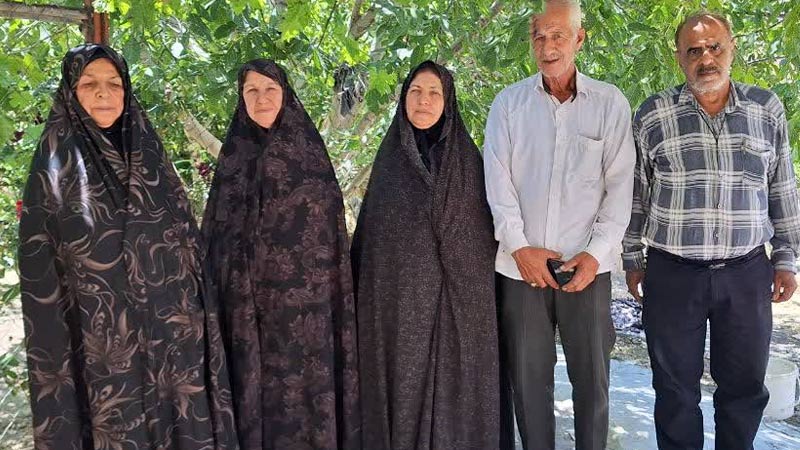 دیدار اعضای انجمن نجات استان مرکزی با خانواده عباس گل ریزان