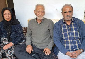 دیدار اعضای انجمن نجات با خانواده عباس گل ریزان اسیر در کمپ آلبانی