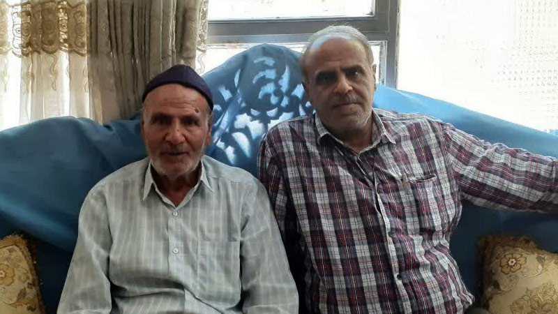 دیدار اعضای انجمن نجات اراک با پدر عباس گلریزان