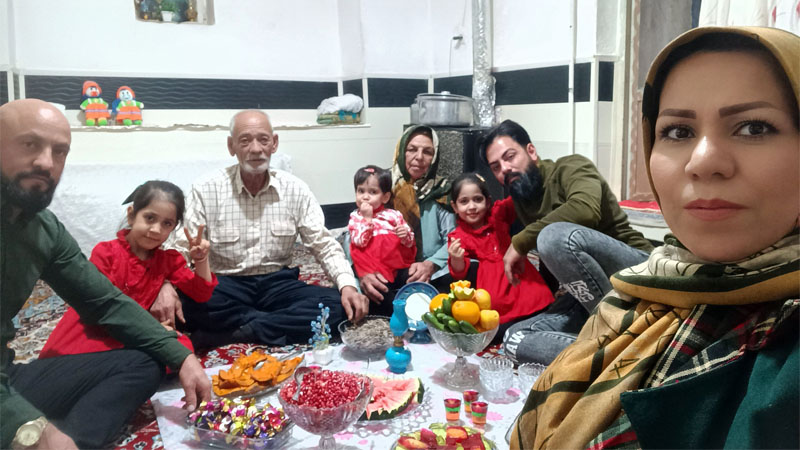 نامه خانواده عباس گل ریزان به عباس گل ریزان در کمپ آلبانی