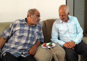 دیدار خانواده عباس گلریزان با مسئول انجمن نجات استان مرکزی