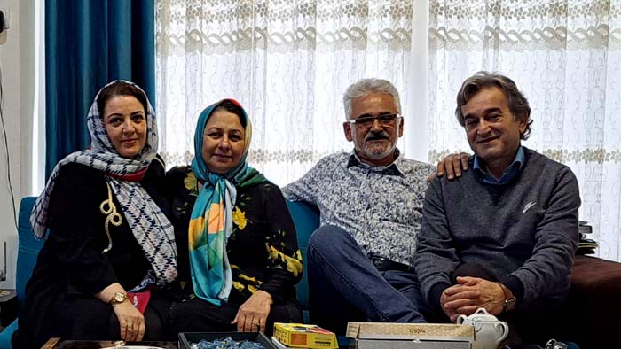 دیدار اعضای انجمن نجات گیلان با خانواده ولی حقیقت طلب