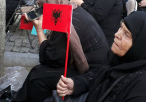 حضور انجمن نجات مقابل سفارت ترکیه – مادر مهدی حمیدفر