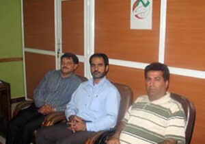 دیدار اعضای انجمن نجات خوزستان با حنظل زاده دردفتر انجمن ماهشهر