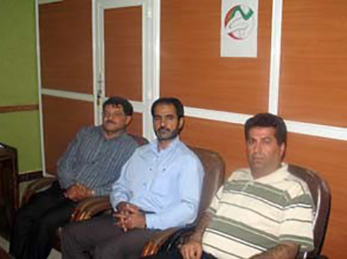 دیدار اعضای انجمن نجات خوزستان با حنظل زاده دردفتر انجمن ماهشهر