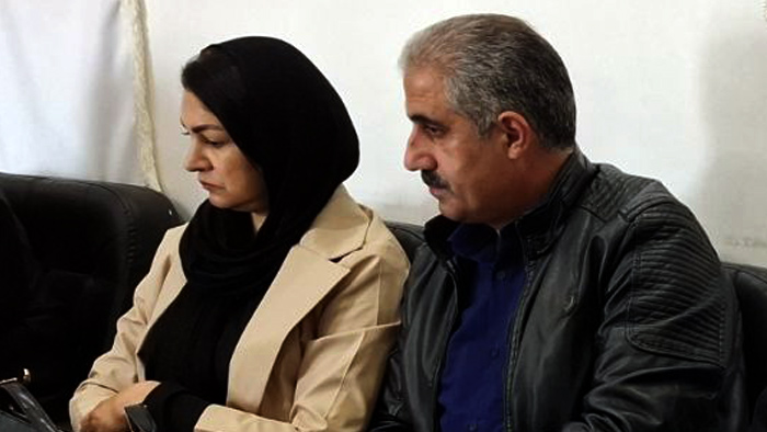 حسن حسن زاده به اتفاق همسرشان