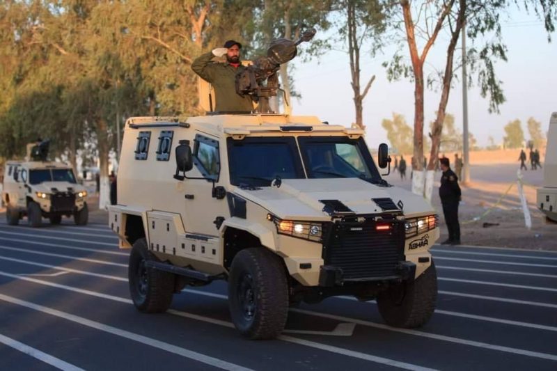 رژه تاریخی حشدالشعبی در پایگاه سابق مجاهدین در عراق