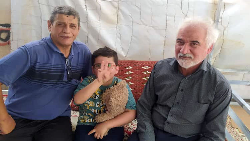 دیدار مسئول انجمن نجات بوشهر با برادر سید مهدی هاشمی نژاد