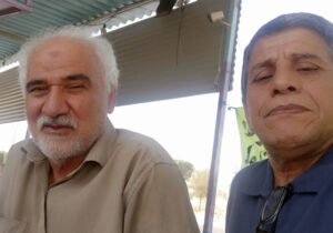 دیدار مسئول انجمن نجات بوشهر با برادر مهدی هاشمی نژاد اسیر در کمپ آلبانی