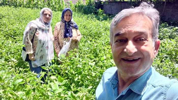 دیدار صمیمی از خانواده علی اصغر حاتم عضو اسیر رجوی