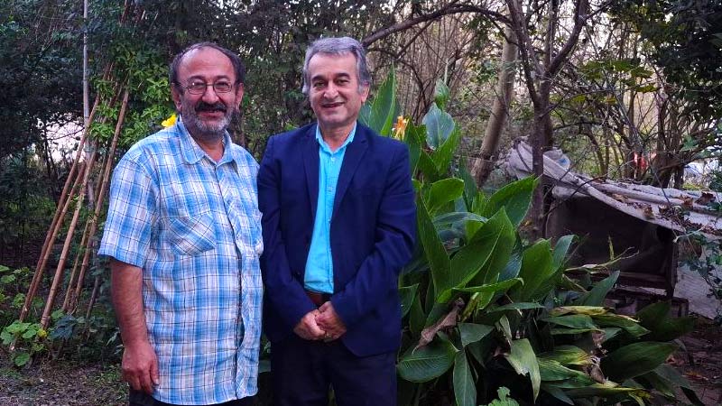 دیدار مسئول انجمن نجات گیلان با خانواده علی اصغر حاتم