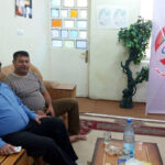حضور آقای عادل حزبه پور در دفتر انجمن نجات خوزستان