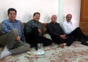 دیدار اعضای انجمن نجات خوزستان با خانواده سید علیرضا حسینی پور