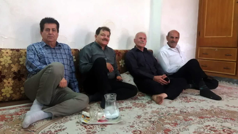 دیدار اعضای انجمن نجات خوزستان با خانواده سید علیرضا حسینی پور