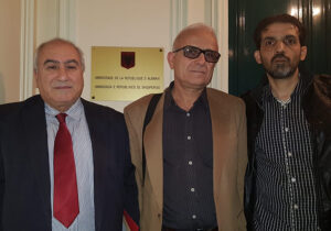 دیدار هیأتی از جداشدگان مجاهدین با مسئولان سفارت آلبانی در پاریس