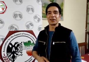 جشن پایان اسارت ۱۳ ساله موسی جابری فر از بند فرقه رجوی در دفتر آسیلا