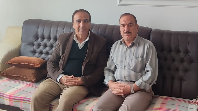 دیدار نوروزی انجمن نجات زنجان با خانواده علی حسین جماعتی