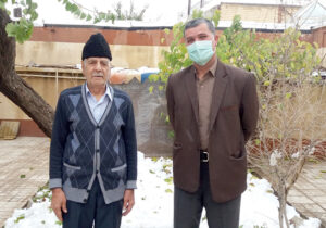 ملاقات انجمن نجات زنجان با پدر اصغر محمدی کامیاب