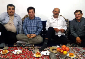 دیدار اعضای انجمن نجات خوزستان با خانواده داریوش کریمی