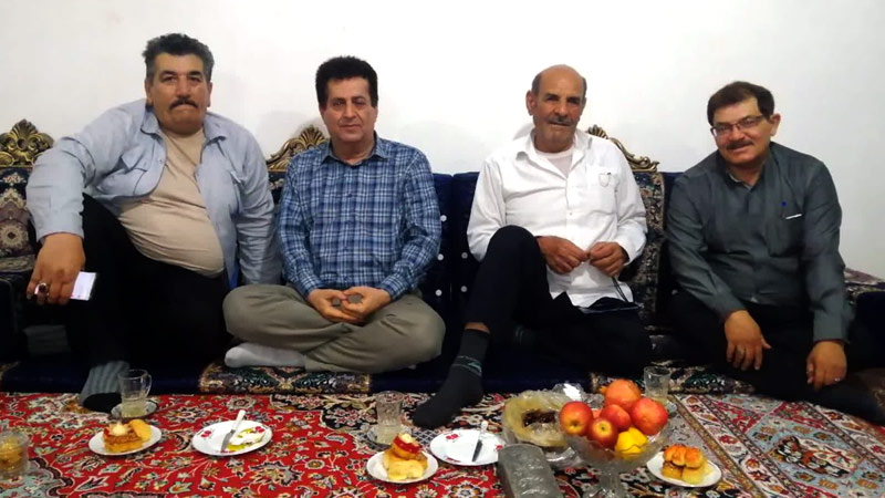 دیدار اعضای انجمن نجات خوزستان با خانواده داریوش کریمی