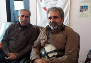 حضور گرم خانواده کریمی در دفتر انجمن کرمانشاه