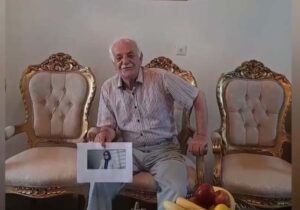 پیام محمدرضا کریم پور برای برادرزاده اش آذر کریم پور در کمپ آلبانی