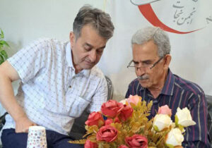 دیدار منصور نومانی با مسئول انجمن نجات گیلان