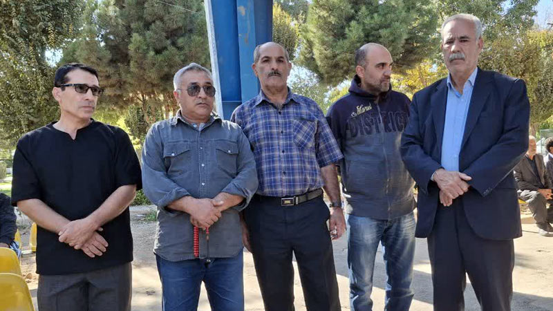 شرکت اعضای انجمن نجات کرمانشاه در مراسم یادبود پدر ولی دوستی