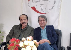 دیدار مسئول انجمن نجات گیلان با محمد باقر کشاورز