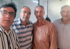 ملاقات اعضای انجمن نجات مازندران با خانواده محمدرضا خزایی