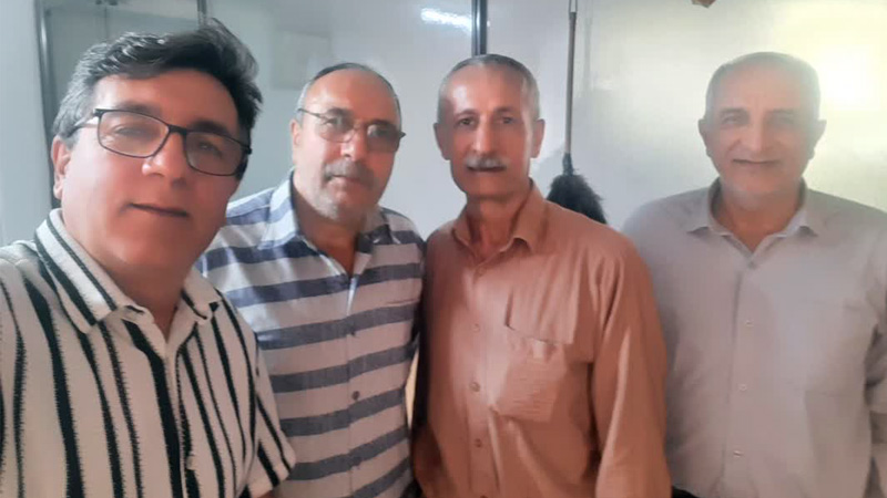 ملاقات اعضای انجمن نجات مازندران با خانواده محمدرضا خزایی