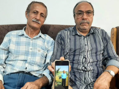 ملاقات گلی اسکاردی با برادر محمدرضا خزائی در دفتر انجمن نجات