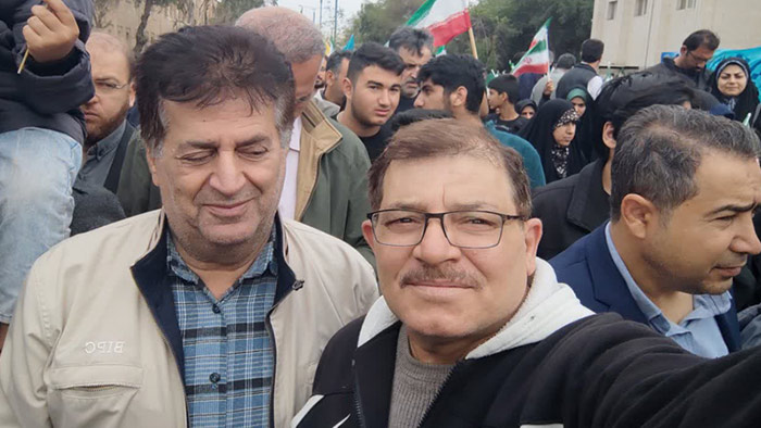 علی اکرامی و حمید دهدار حسن